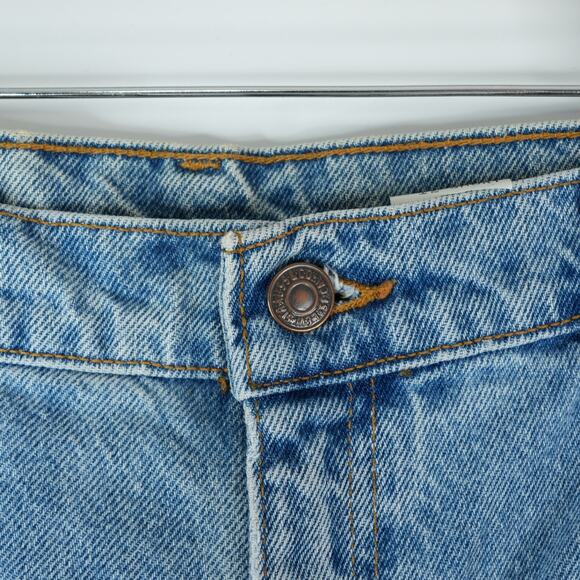 Vtg Levis 551 Jeans 12S (31x28.5) Relaxed Fit Tapered Leg High Rise 1995 USA - Picture 5 of 14